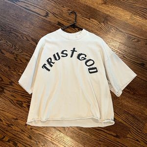 Authentic CPFM x Kanye West Sunday Service At the Mountain Trust God T-shirt